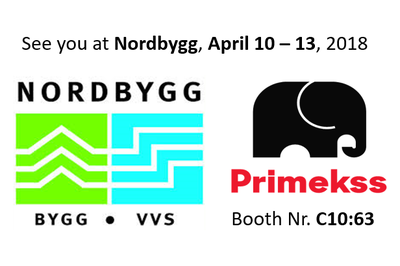 Primekss is going to participate in Nordbygg - Northern Europe´s largest and most important construction industry event! More than 900 exhibitors from over 30 countries were taking part with exciting innovations, smart solutions and new ideas.